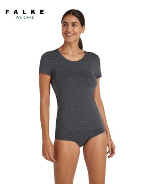 Falke T-Shirt Round-neck Daily ClimaWool Kadın Gömlek Gri | 32UKVZPMO