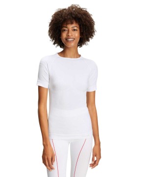 Falke T-Shirt Warm Kadın Kısa Kollu Gömlek Beyaz | 85SNHZUVK