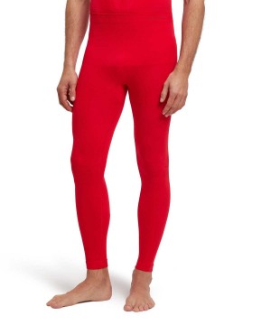 Falke Tights Warm Erkek Tights Kırmızı | 13WQZSNEL