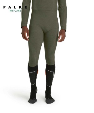 Falke Tights Wool-Tech Erkek Tights Yeşil | 08OMTPRDB