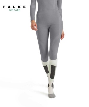 Falke Tights Wool-Tech Kadın Tights Gri | 76MQNPODB