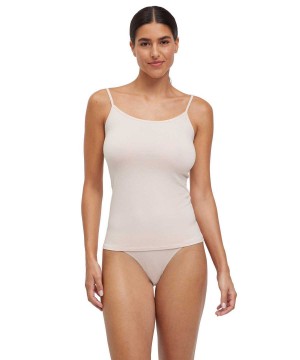 Falke Top Round-neck Daily Climate Control Kadın Bras & Tops Bej Rengi | 58DNWMVHX