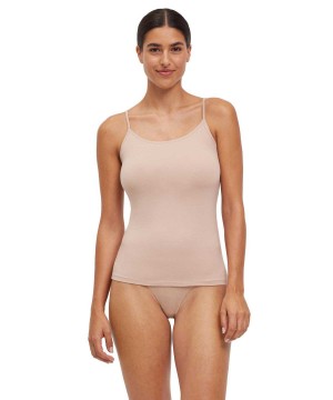 Falke Top Round-neck Daily Climate Control Kadın Bras & Tops Kahverengi | 13INZKDQU