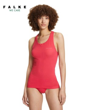 Falke Top Ultralight Cool Kadın Kısa Kollu Gömlek Kırmızı | 89BYDGEPT