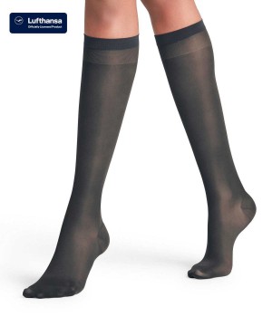 Falke Vitalize 20 DEN Knee-high Socks Kadın Çorap Gri | 09NTZGAEV