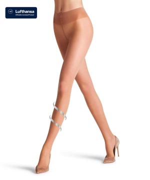 Falke Vitalize 20 DEN Tights Kadın Tights Kahverengi | 38AYZILHF
