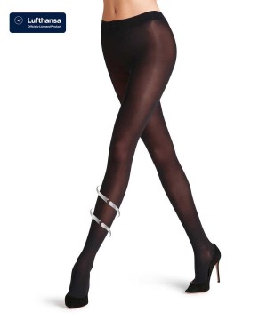 Falke Vitalize 40 DEN Tights Kadın Tights Siyah | 29THQNGJO