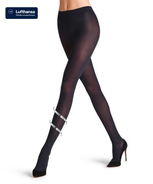 Falke Vitalize 40 DEN Tights Kadın Tights Mavi | 39KEQBWJS